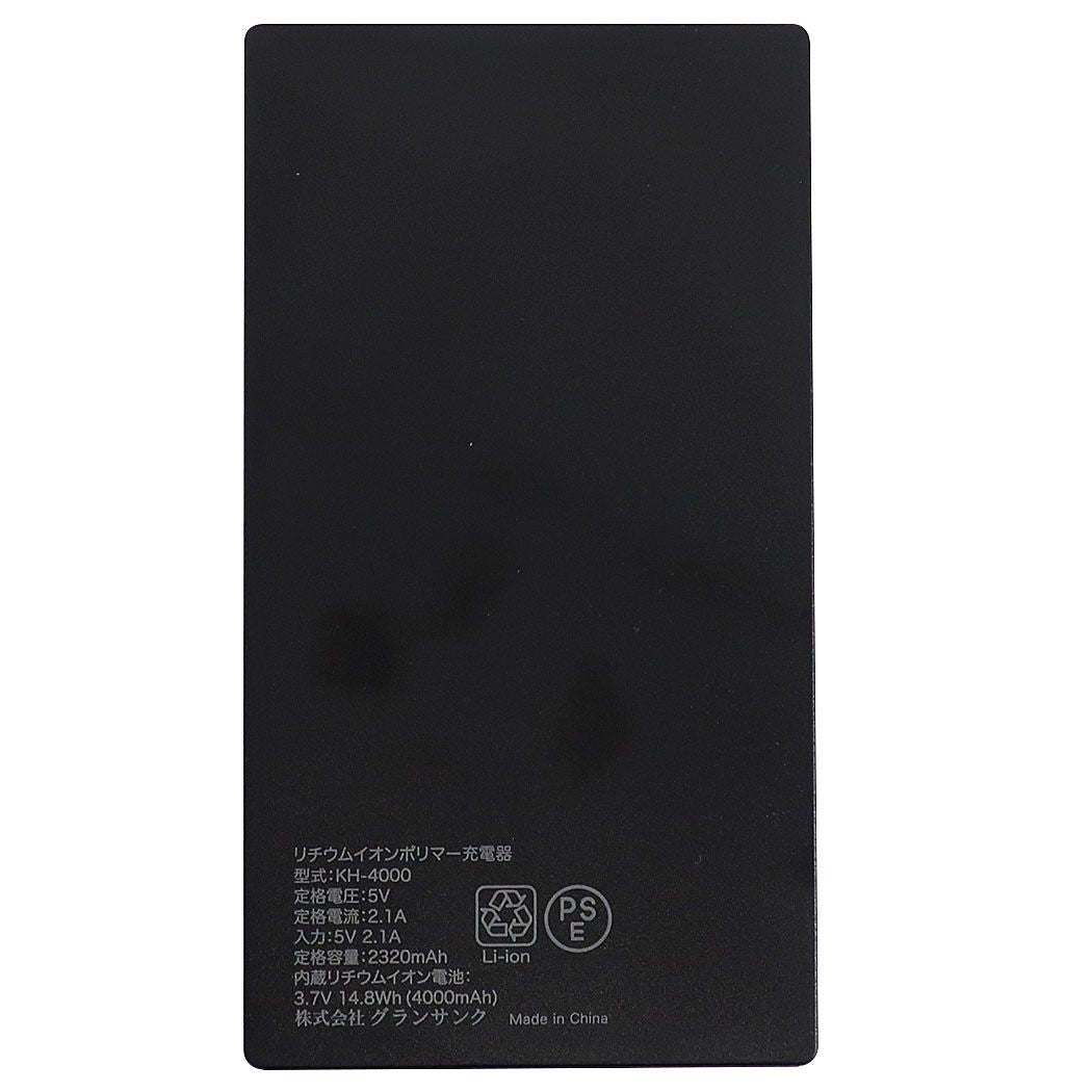 モバイルバッテリー わんわん物語 4000mAh ガラスリチウムイオンポリマー充電器 2.1A USB出力 ディズニー レディ＆トランプ PSE適合品 4000mAh