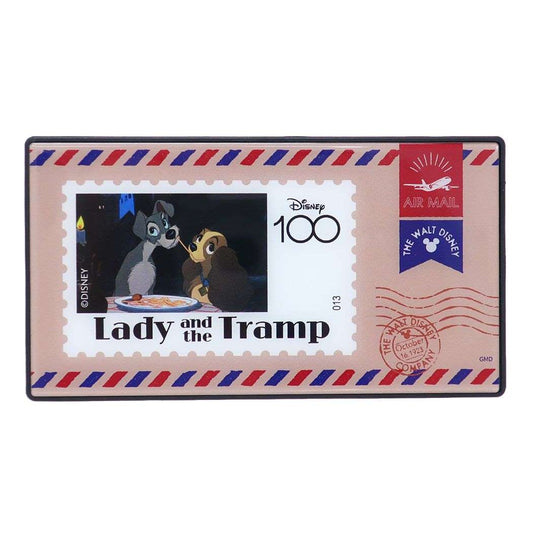 モバイルバッテリー わんわん物語 4000mAh ガラスリチウムイオンポリマー充電器 2.1A USB出力 ディズニー レディ＆トランプ PSE適合品 4000mAh