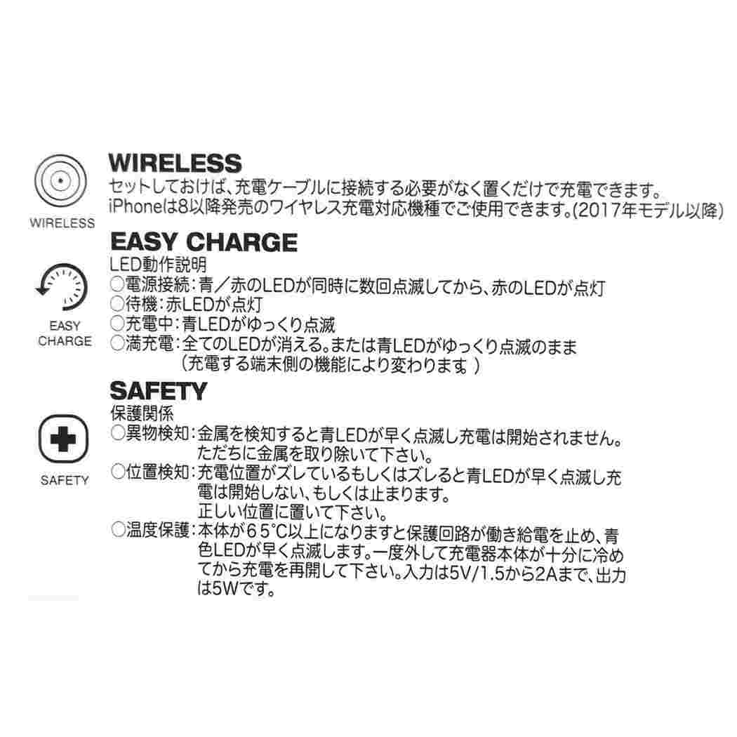 ミッフィー ワイヤレス充電器 Qiワイヤレスチャージャー ホワイト ディックブルーナ プレゼント 男の子 女の子 ギフト