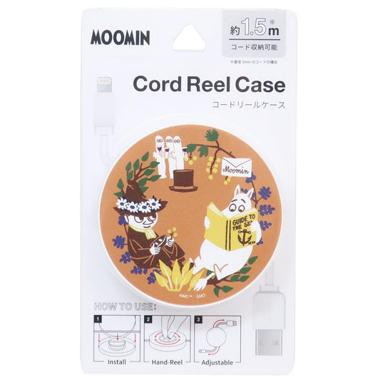 ムーミン コードリールケース 北欧 ケーブルホルダー キャラクター Moomin プレゼント 男の子 女の子 ギフト