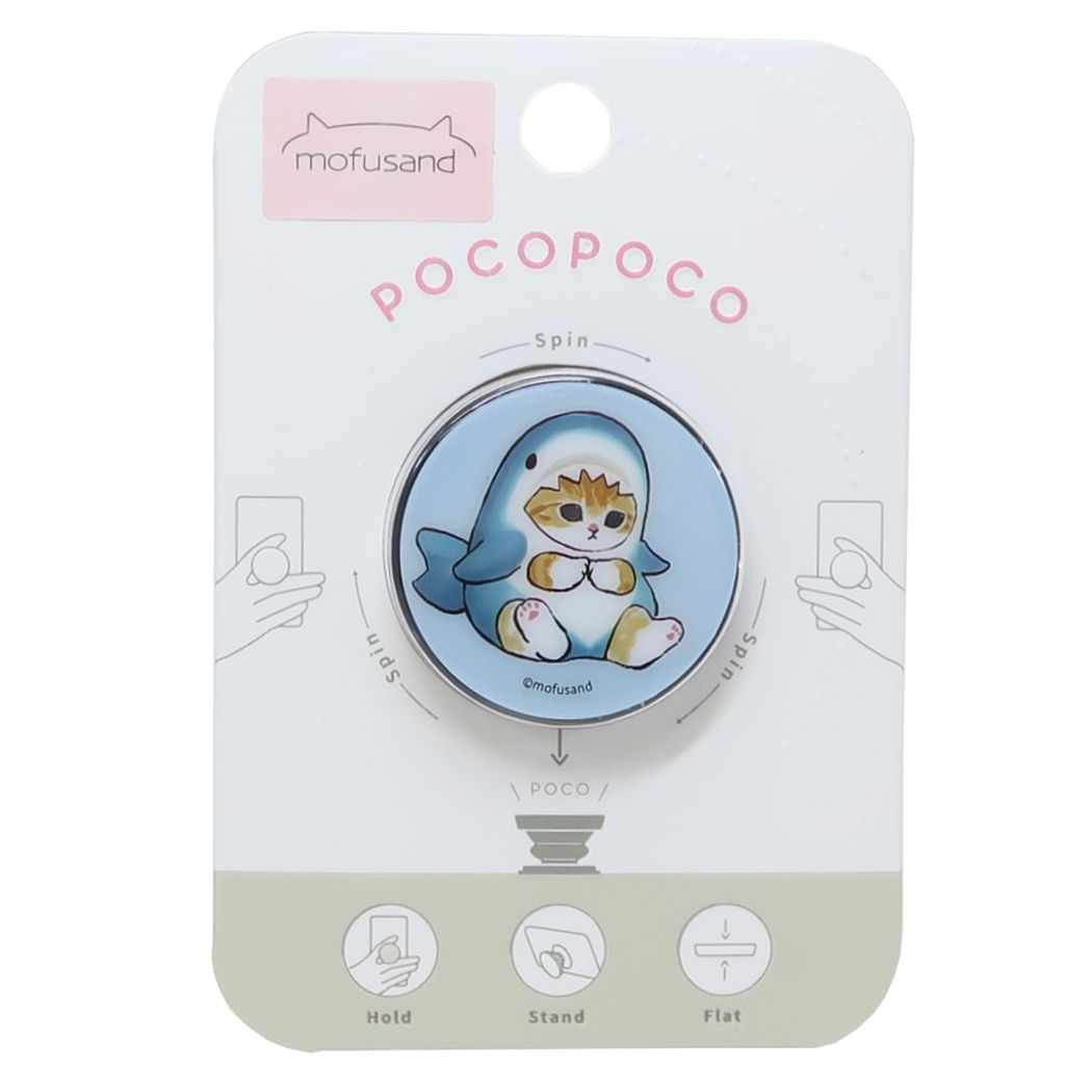 モフサンド POCOPOCO ポコポコ スマホアクセ サメにゃん mofusand キャラクター