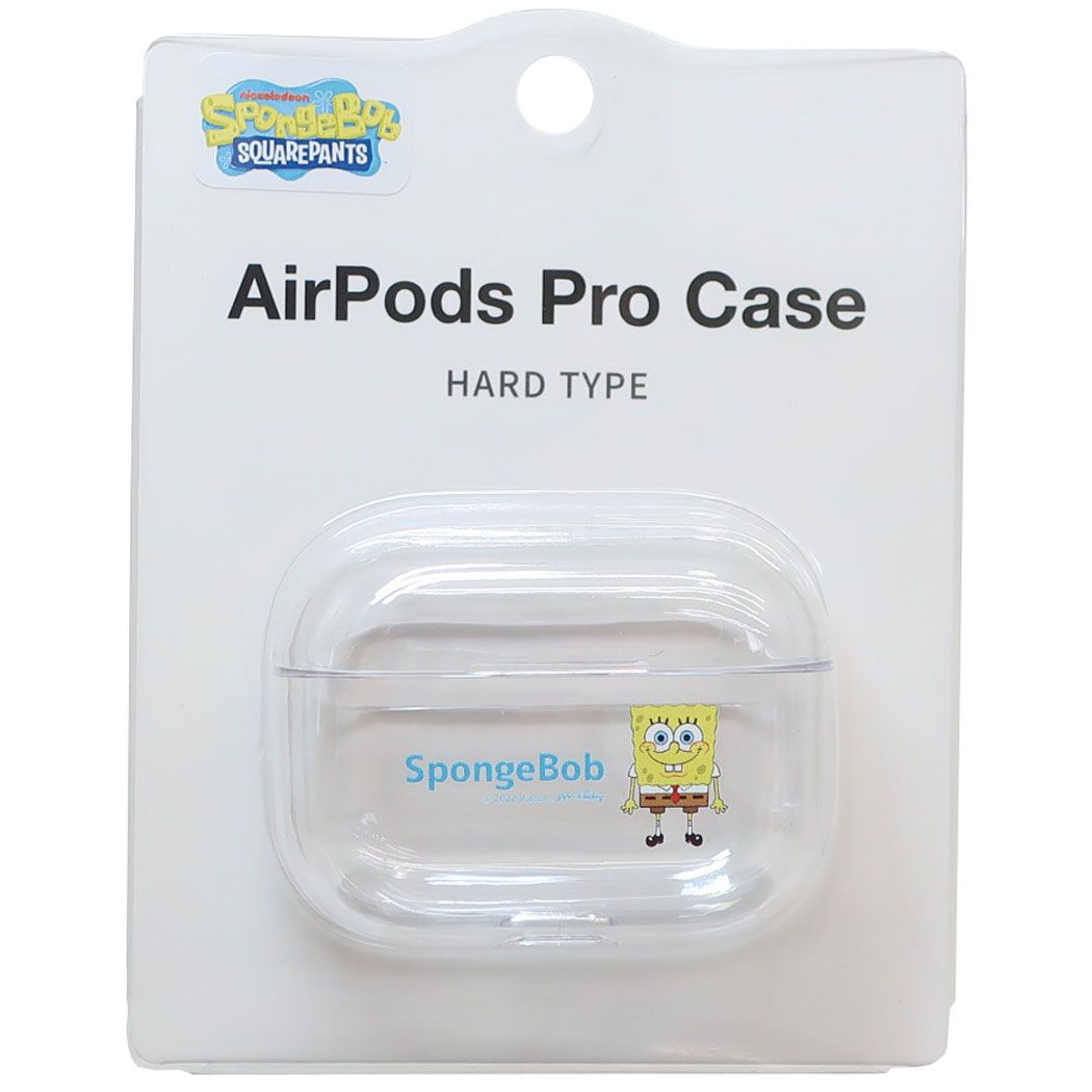 スポンジボブ キャラクター エアーポッズプロケース AirPods Pro ハードクリアカバー プレゼント 男の子 女の子 ギフト