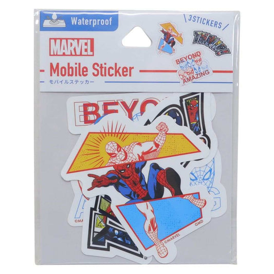 スパイダーマン モバイルステッカー ダイカットシール MARVEL キャラクター