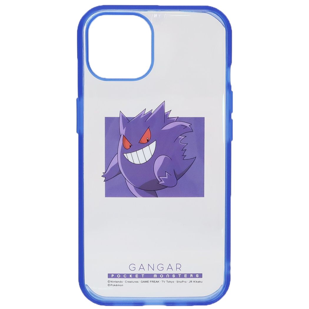 ポケットモンスター アイフォン14 13 プロテクトカバー llllfit Clear ポケモン iPhone14 13ケース キャラクター ゲンガー