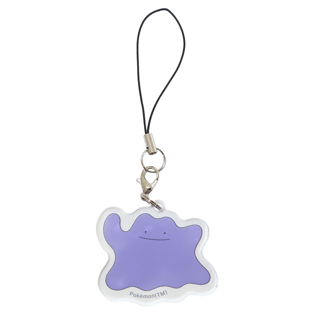 ポケットモンスター キーホルダー モバイルアクリルストラップ メタモン ポケモン グルマンディーズ