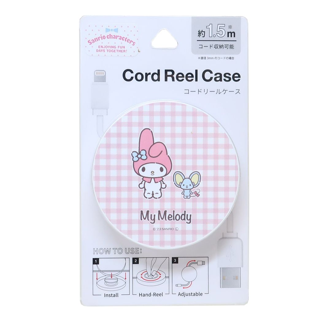 マイメロディ グッズ ケーブルホルダー キャラクター コードリールケース