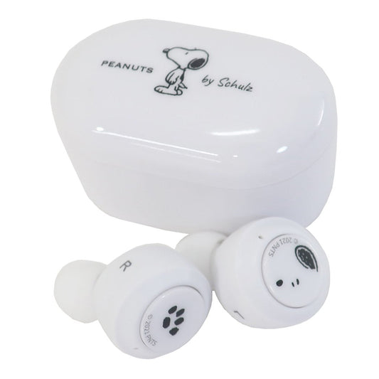 スヌーピー ワイヤレスイヤホン 完全ワイヤレスステレオイヤホン SNOOPY ピーナッツ グルマンディーズ Bluetoothイヤホン カナルタイプ