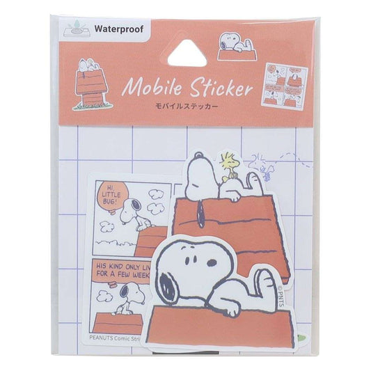 スヌーピー グッズ ダイカットシール ピーナッツ キャラクター モバイルステッカー
