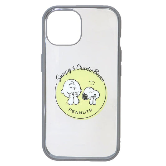 スヌーピー ピーナッツ キャラクター iPhone15 IIIIfit Clear 2023 iPhone 6.1 inch 2 LENS model/14/13対応ケース
