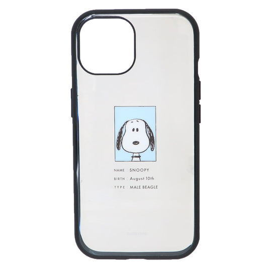スヌーピー グッズ iPhone15 ピーナッツ キャラクター IIIIfit Clear 2023 iPhone 6.1 inch 2 LENS model/14/13対応ケース