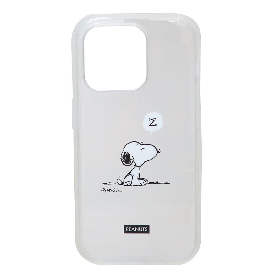 スヌーピー iPhone15 IIIIfit Clear 2023 iPhone 6.1 inch 3 LENS model対応ケース iPhone15Pro ピーナッツ