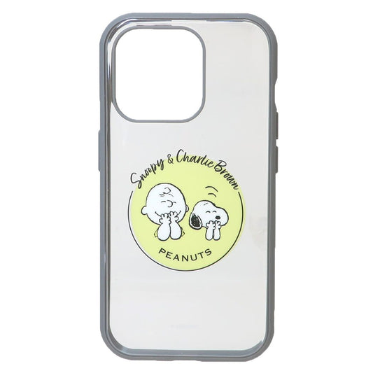 スヌーピー グッズ iPhone15 キャラクター IIIIfit Clear 2023 iPhone 6.1 inch 3 LENS model対応ケース チャーリー・ブラウン iPhone15Pro