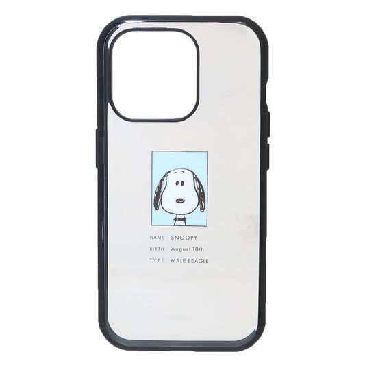 スヌーピー ピーナッツ キャラクター iPhone15 IIIIfit Clear 2023 iPhone 6.1 inch 3 LENS model対応ケース ピクチャー iPhone15Pro