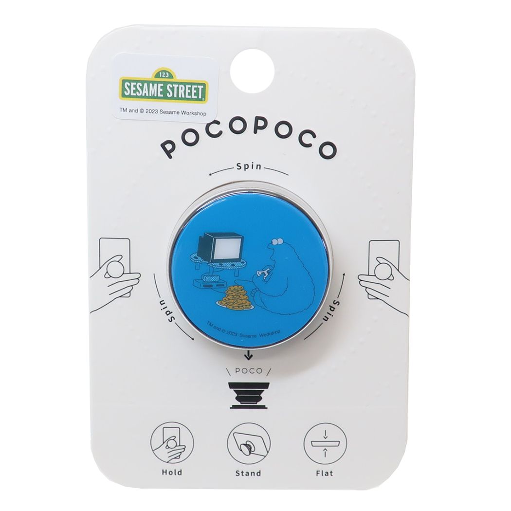 セサミストリート キャラクター スマホアクセ POCOPOCO クッキーモンスター