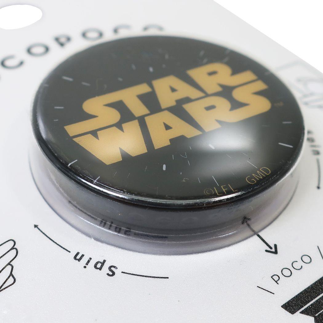 スマホアクセ スターウォーズ pocopoco ロゴ STAR WARS グルマンディーズ スマホスタンド プレゼント 男の子 女の子