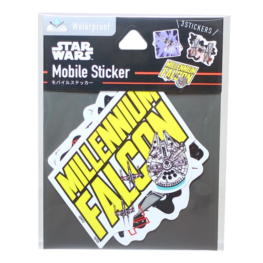 スターウォーズ ダイカットシール モバイルステッカー VEHICLE ビークル STAR WARS グルマンディーズ