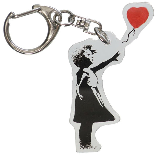 バンクシー アクリルキーホルダー キーリング Balloon Girl Banksy ゼネラルステッカー コレクション雑貨 プレゼント