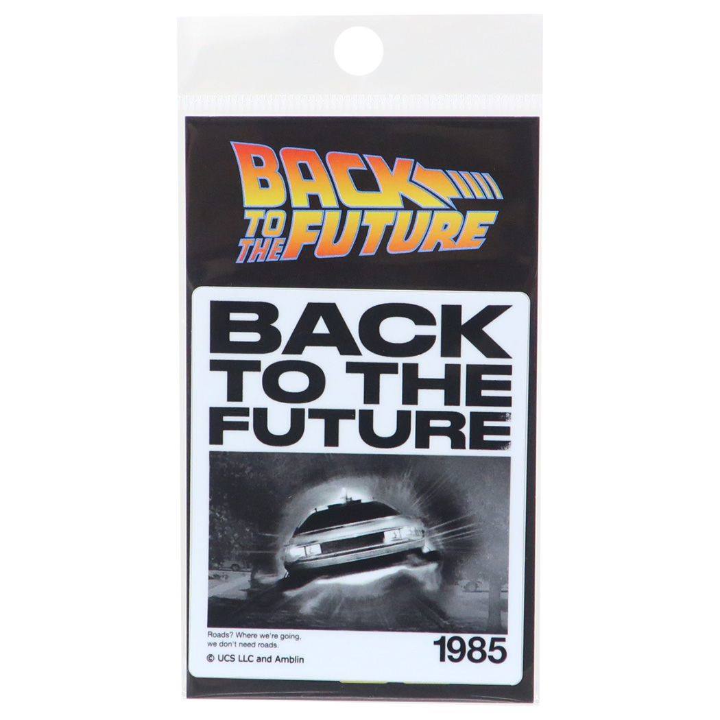 ダイカットステッカー ビニールステッカー バックトゥザフューチャー ダイカットシール ゼネラルステッカー BACK TO THE FUTURE 1985