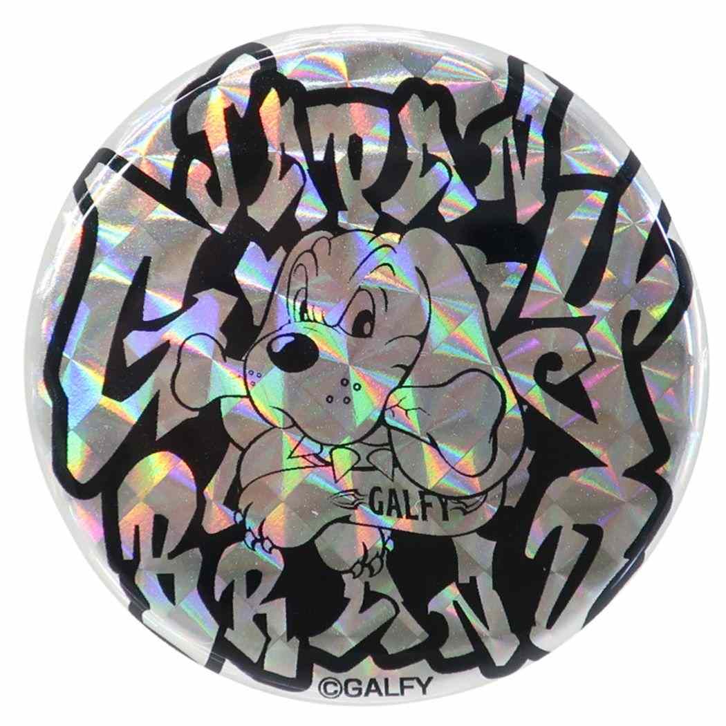 缶バッジ キャラクター GALFY ガルフィー 44mm カンバッジ ホログラム プレゼント 男の子 女の子 ギフト