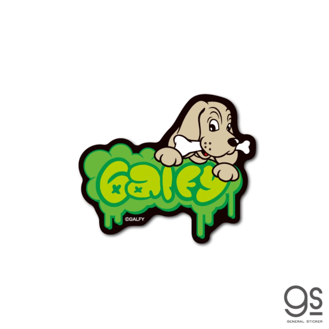 GALFY キャラクター ビニールシール ダイカットミニステッカー グラフィティロゴ02