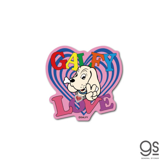 GALFY キャラクター ビニールシール ダイカットミニステッカー LOVE