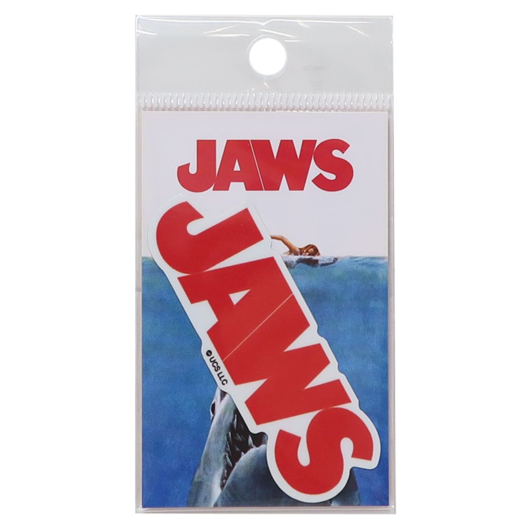 ジョーズ 映画キャラクター ビニールシール ダイカットミニステッカー ロゴ JAWS