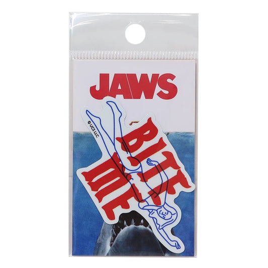 ジョーズ 映画キャラクター ビニールシール ダイカットミニステッカー BITE ME