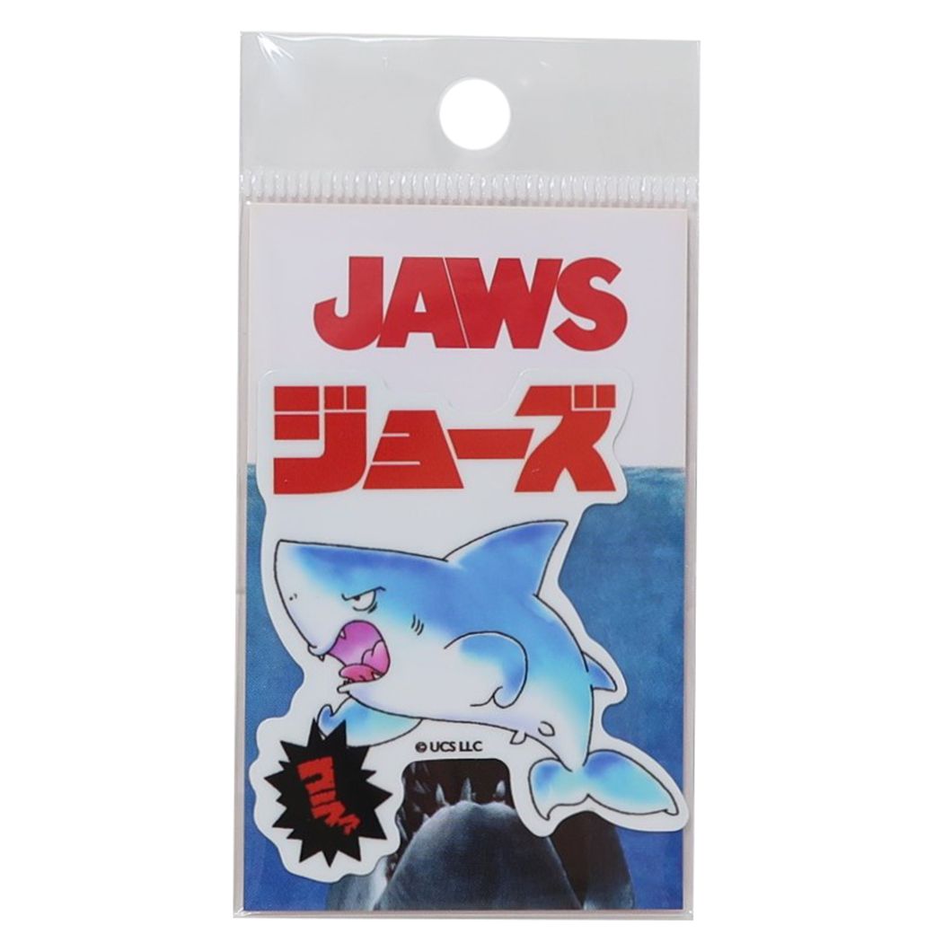 ジョーズ ダイカットミニステッカー ビニールシール コミックジョーズ コラァ 映画キャラクター