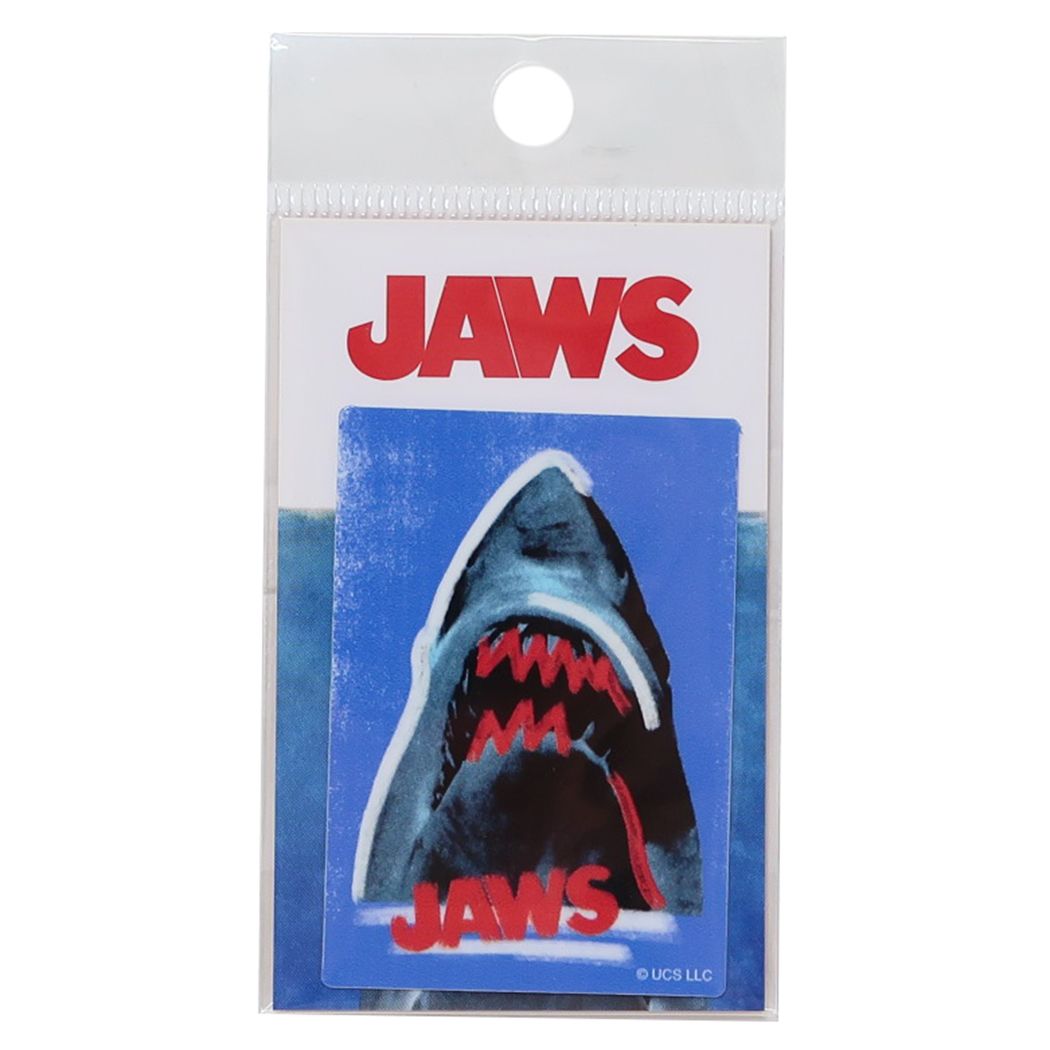 ジョーズ ダイカットミニステッカー ビニールシール 映画キャラクター JAWS 版画