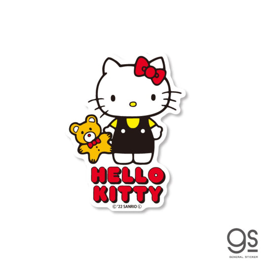 ハローキティ キャラクター ダイカットシール 塩ビステッカー 70’s くまさん