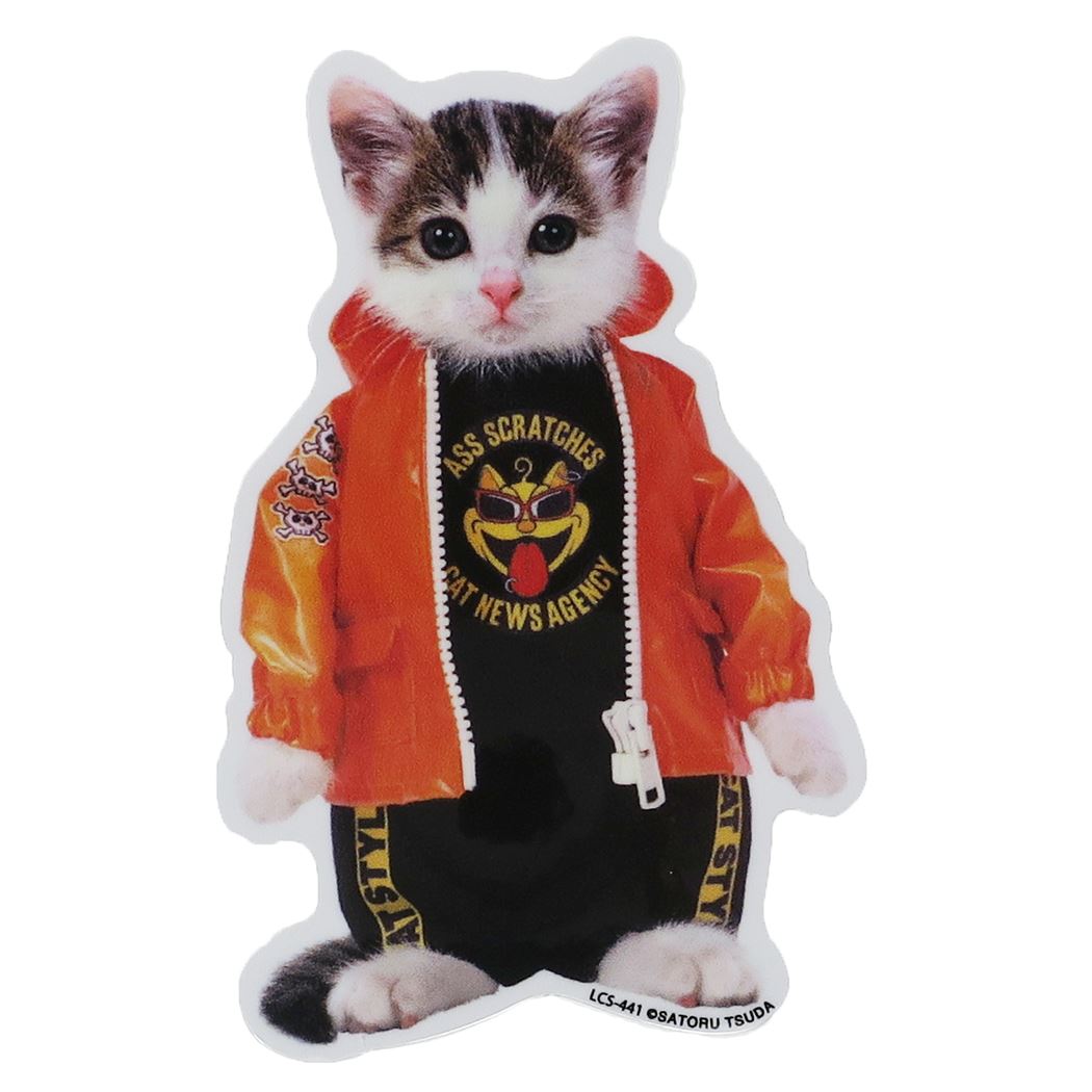 なめんなよ ビニールステッカー パーカー グッズ ステッカー キャラクター なめ猫 ゼネラルステッカー DECOシール プレゼント 男