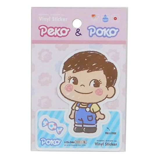 不二家のミルキー ステッカー ビニールステッカー ゼネラルステッカー ポコちゃん グッズ デコシール 耐水仕様 プレゼント 男の子 女