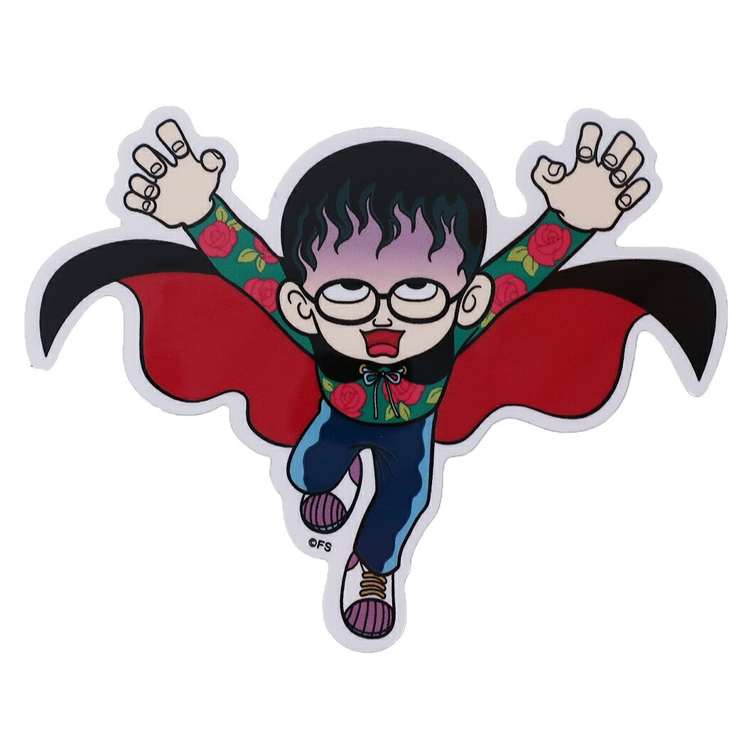 ダイカット ステッカー 防水 ステッカー 魔太郎がくる!! 藤子不二雄 グッズ アニメキャラクター ゼネラルステッカー DECOシール プレ