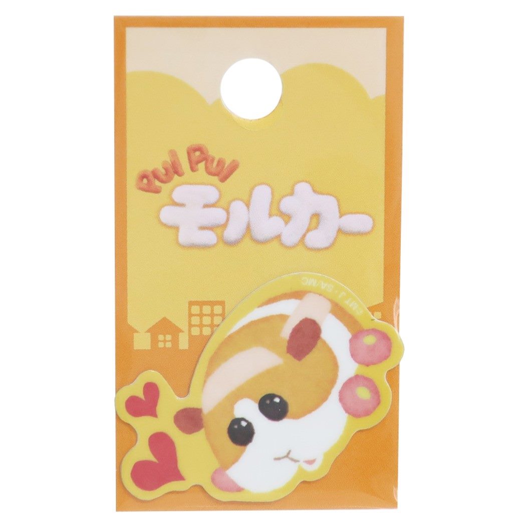 PUI PUI モルカー ダイカット イラスト ステッカー ミニシール ポテト ハート プイプイモルカー キャラクター グッズ プレゼント