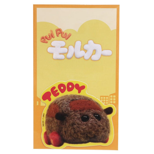 PUI PUI モルカー キャラクター ステッカー 防水 ダイカット シール TEDDY グッズ プレゼント 男の子 女の子 ギフト
