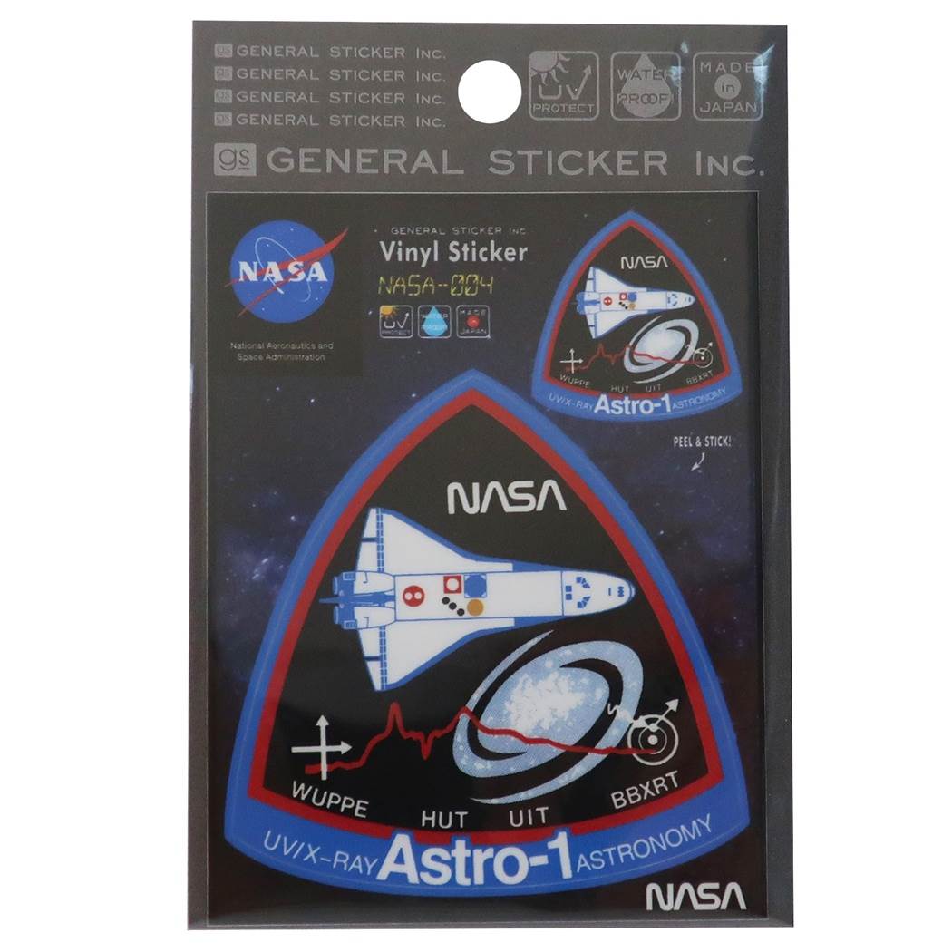 ビッグ シール ビニール ステッカー NASA ナサ004 ゼネラルステッカー 耐水耐光仕様 プレゼント 男の子 女の子 ギ