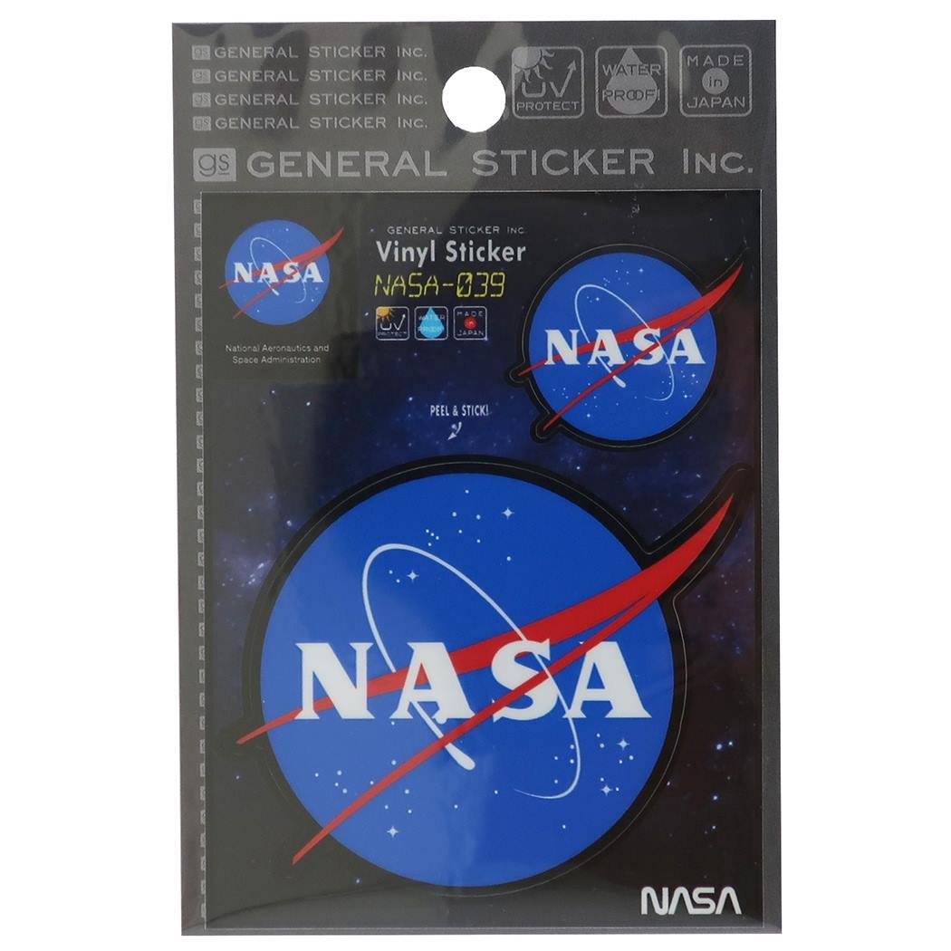 ビニール ステッカー ビッグ シール オフィシャル グッズ NASA ナサ039 プレゼント 男の子 女の子 ギフト