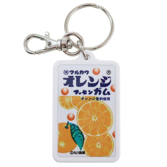 キーホルダー 昭和レトロ駄菓子 キーリング ゼネラルステッカー オレンジフーセンガム プレゼント 男の子 女の子 ギフト