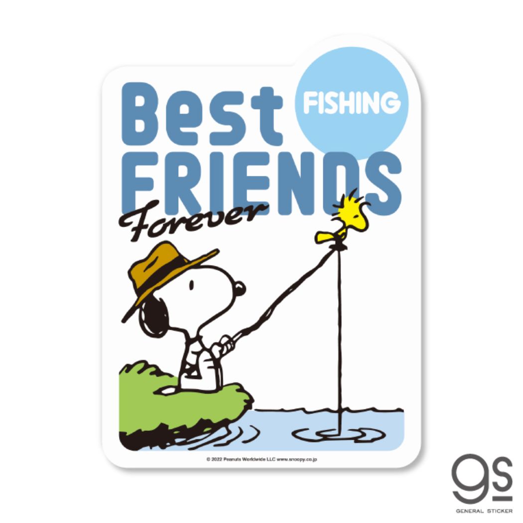 スヌーピー キャラクター ビッグシール ビッグサイズステッカー Best FRIENDS Forever ピーナッツ