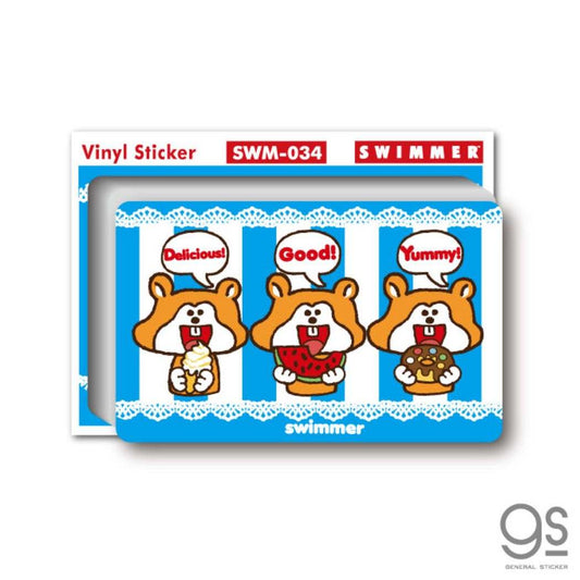 ミニステッカー スイマー ミニシール SWIMMER ゼネラルステッカー 04