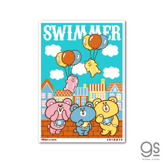 B5ミニポスター ミニポス スイマー ミニポスター SWIMMER ゼネラルステッカー 01
