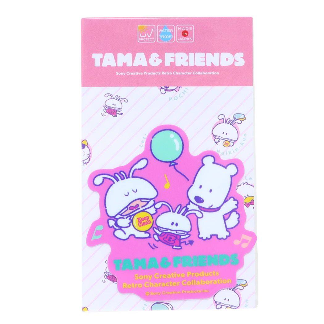 タマ＆フレンズ ダイカットシール ダイカットステッカー ポチ＆バイキンくん ゼネラルステッカー