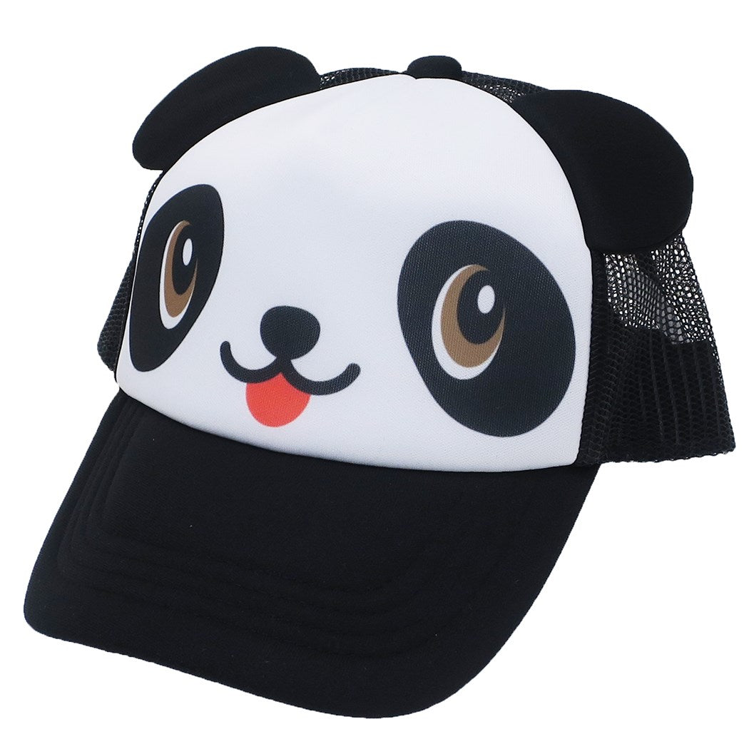 子供用帽子 パンダ キッズメッシュキャップ アニマルフレンズ HNA 51～56cm 動物園 プレゼント 男の子 女の子 ギ
