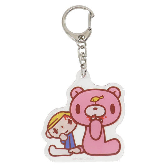 ダイカット アクリルキーホルダー グルーミー キーリング 森チャック Cタイプ コレクション雑貨 プレゼント 男の子 女の子 ギフト
