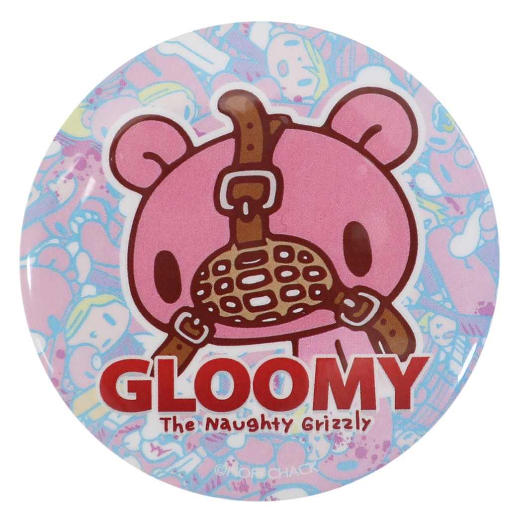 缶バッジ グルーミー 56mm ビッグ カンバッジ Aタイプ 森チャック ヒラ商 コレクション雑貨 プレゼント 男の子 女の子 ギフト