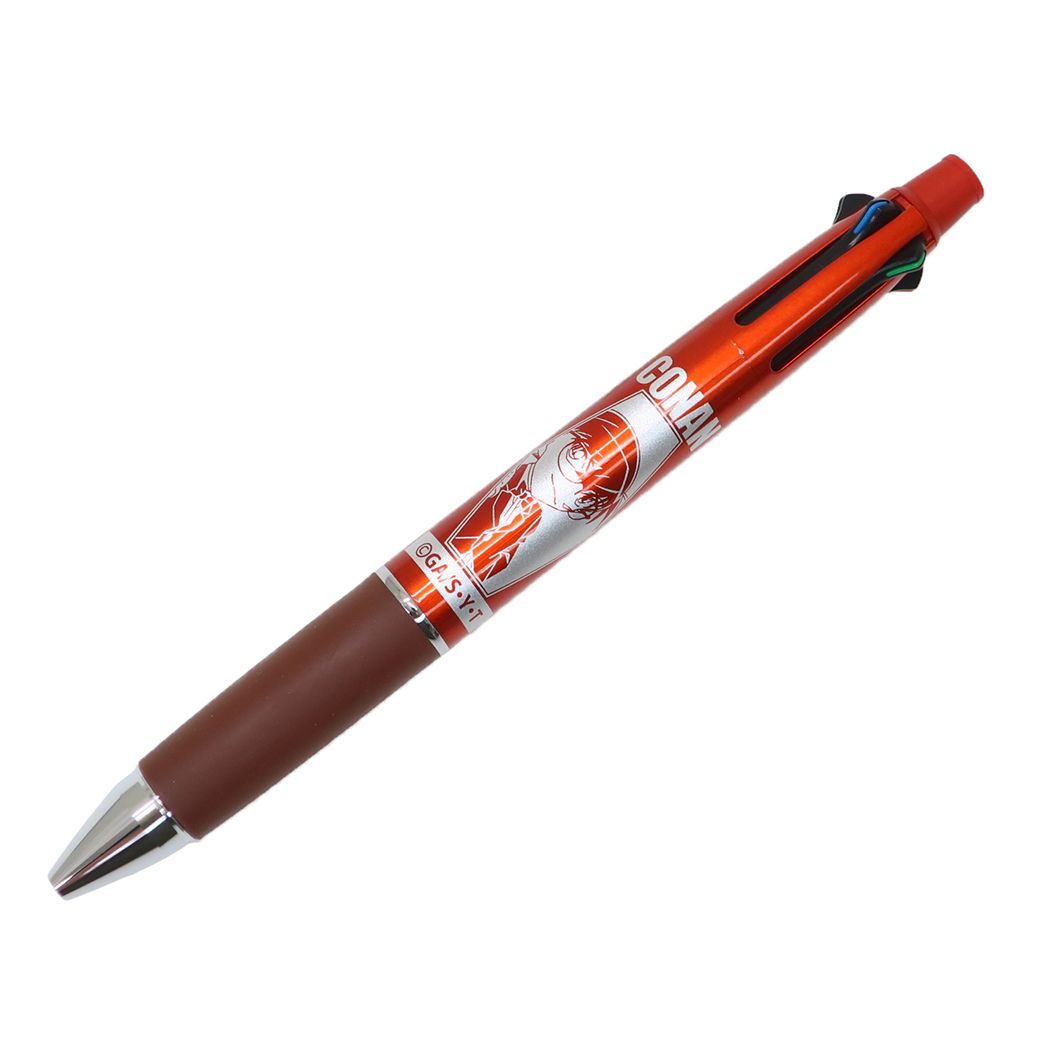 名探偵コナン ジェットストリーム4＆1 多機能ペン ボール径0.5mm 芯径0.5mm シャープペン＆黒赤青緑4色ボールペン 江戸川コナン 少年サンデー