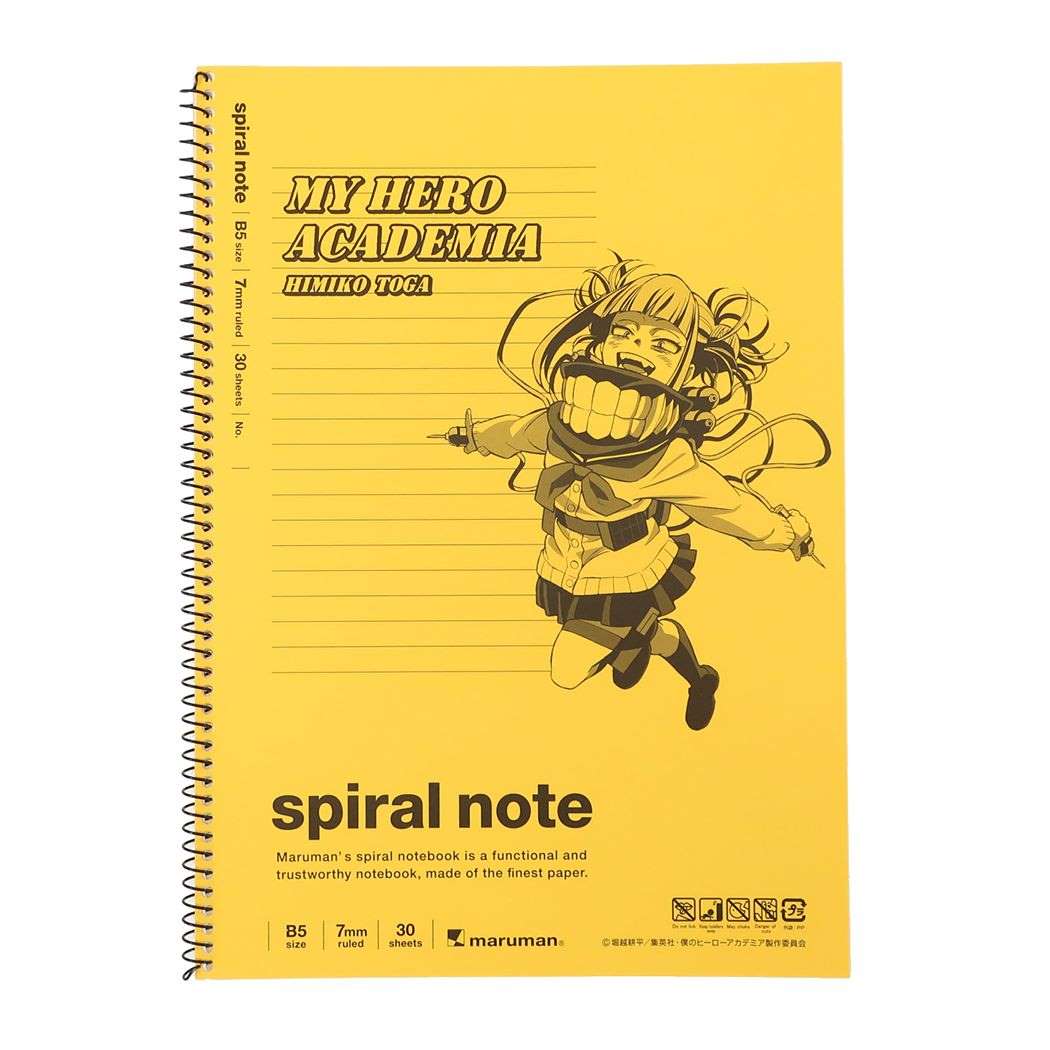 僕のヒーローアカデミア グッズ リングノート アニメキャラクター B5ノート トガヒミコ