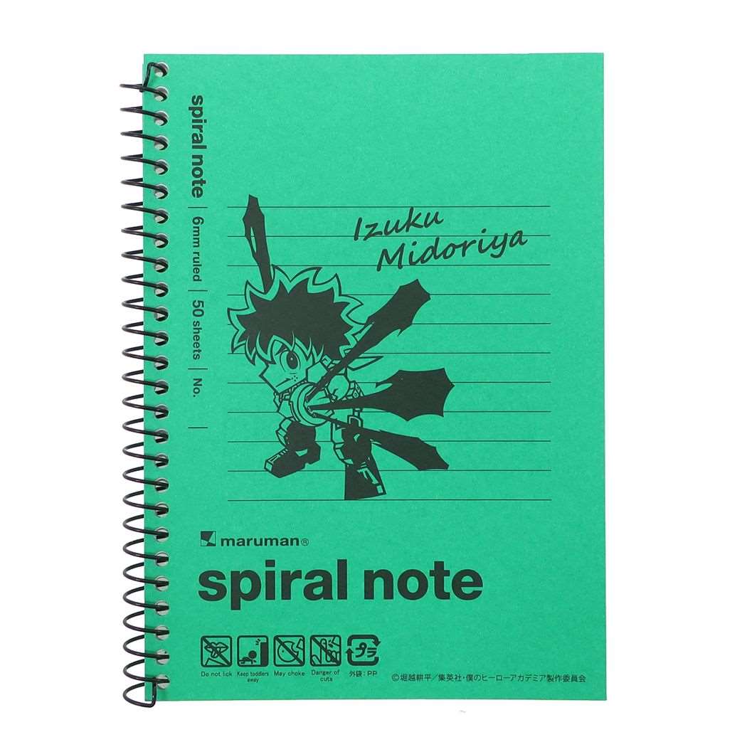 僕のヒーローアカデミア リングノート A6ノート 緑谷出久 少年ジャンプ ヒサゴ
