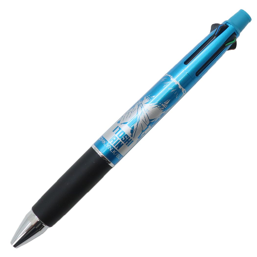シャープペン＆黒赤青緑4色ボールペン ブルーロック ジェットストリーム 4＆1 多機能ペン ボール径0.7mm 芯径0.5mm 少年マガジン 糸師凛 三菱鉛筆