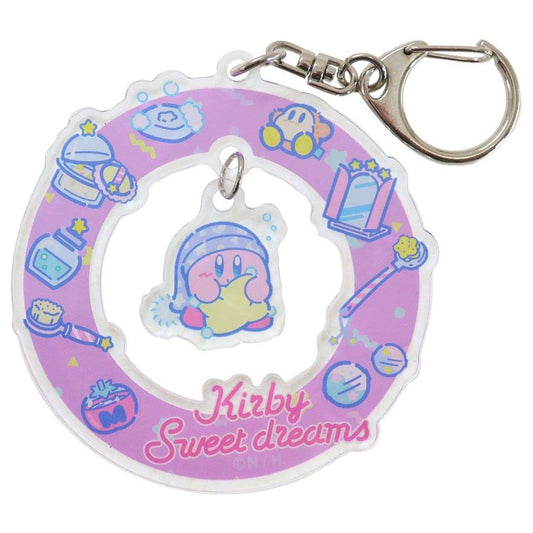 星のカービィ キャラクター キーホルダー ゆらっとアクリルキーホルダー スウィートドリームス 2.パープル